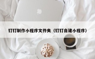 宁德钉钉制作小程序文件夹（钉钉自建小程序）